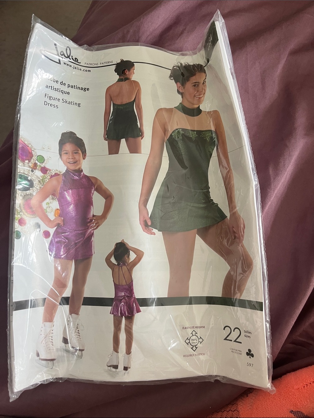 Jalie Figure Skating Dress Pattern #2684